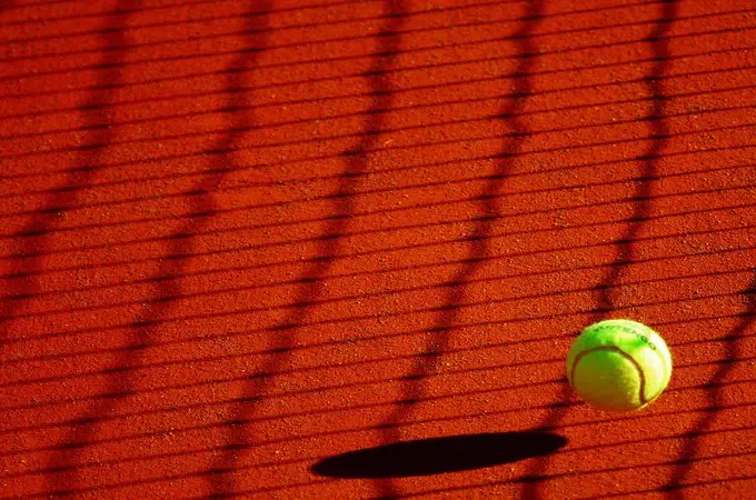 A tennis ball at Roland Garros