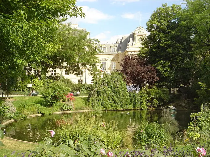 Parc du Temple, quartier des enfants rouges