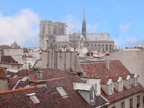 View on Notre Dame de Paris