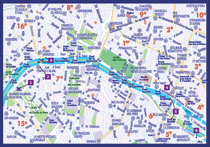 Film trail map - Ratatouille