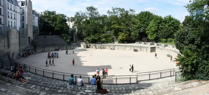 The arènes de Lutece amphitheater