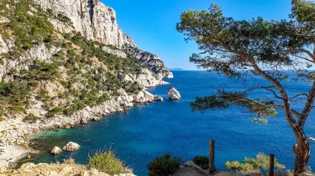 The calanques in Marseilles