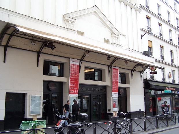 the entrance of the Bastille theater
