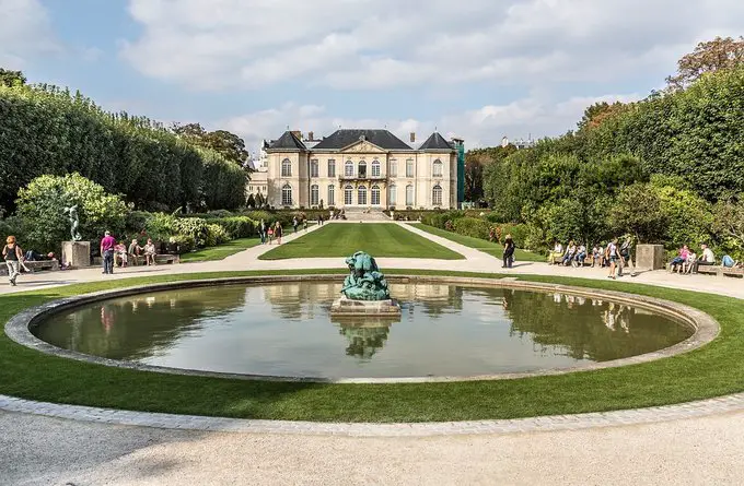 Rodin Museum's garden