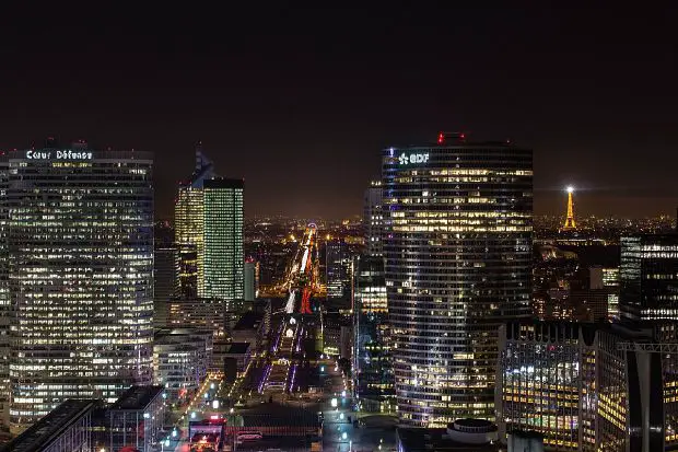 Grande Arche de la Défense view Paris