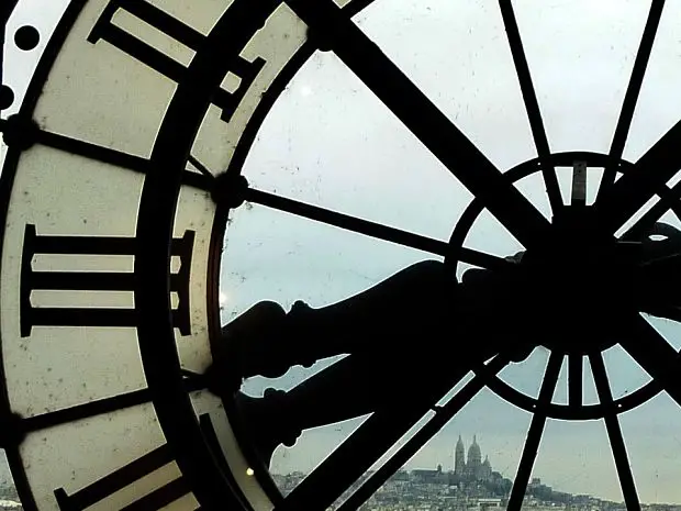 Musée d'Orsay clocktower view Sacré-Cœur Paris