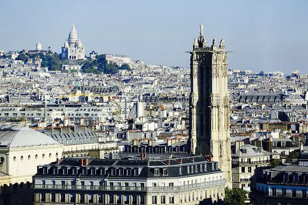 Le George bar terrace view Paris