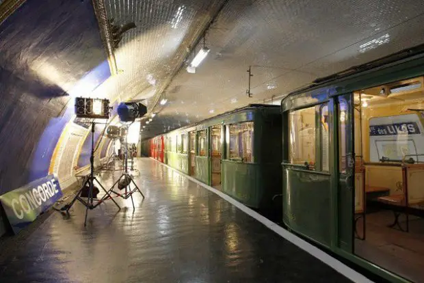 The metro station "Porte des Lilas - Cinéma"