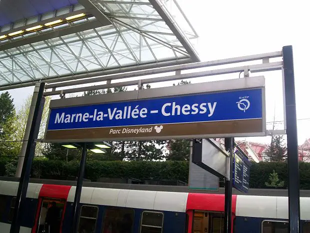 Marne-la-Vallée/Chessy train station Disneyland Paris