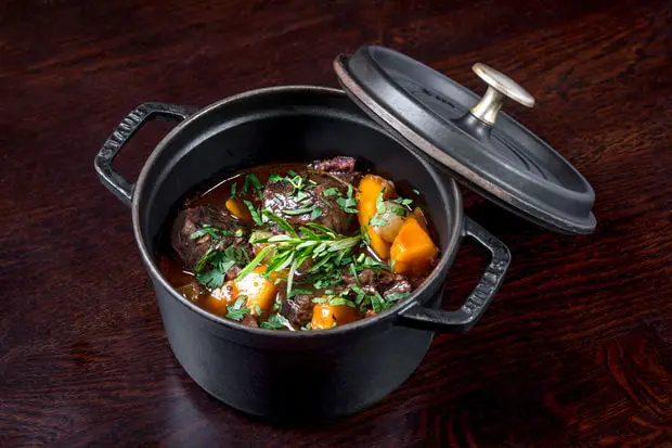 Beef Bourguinon saucepan
