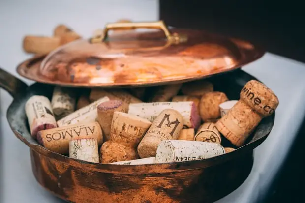 Cork Wine casserole copper