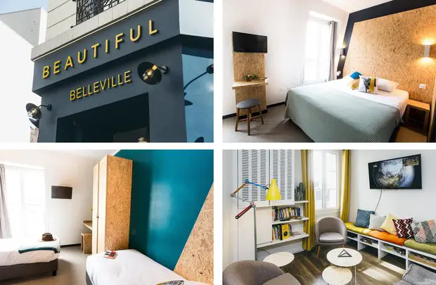 beautiful belleville paris auberge