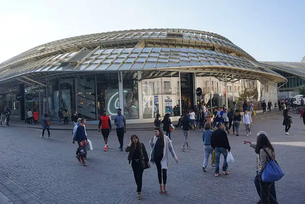 les halles shopping