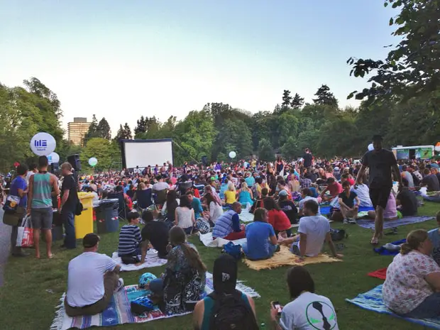 open-air movie festival