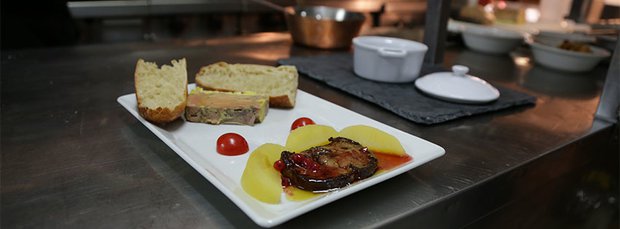 Foie gras at La Forge