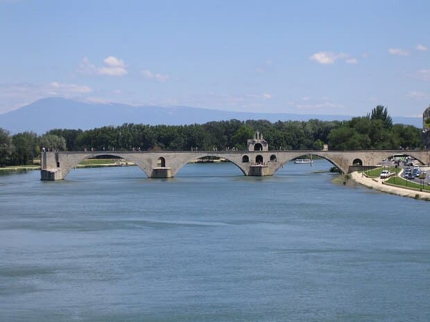 The famous bridge in Avignon