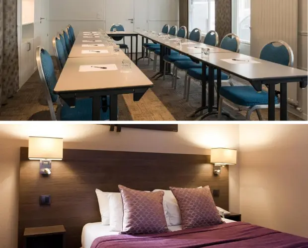 Conference room and Bedroom Hotel France Albion