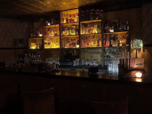 Inside the bar