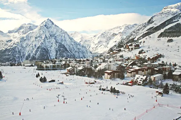 The 2 Alpes ski resort
