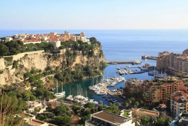 monaco coast view