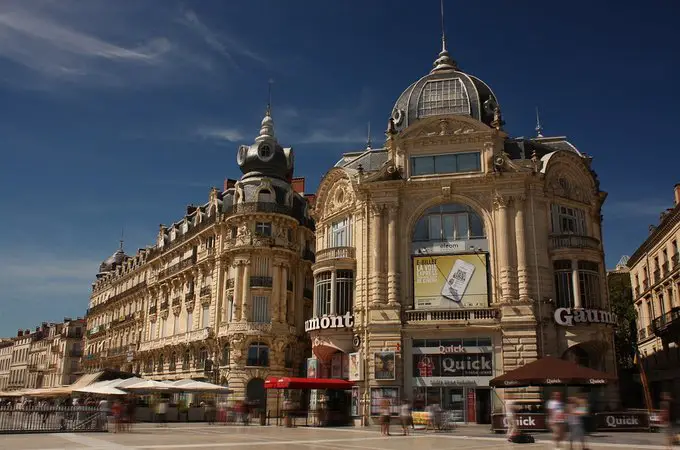 Montpelier the place de la comédie