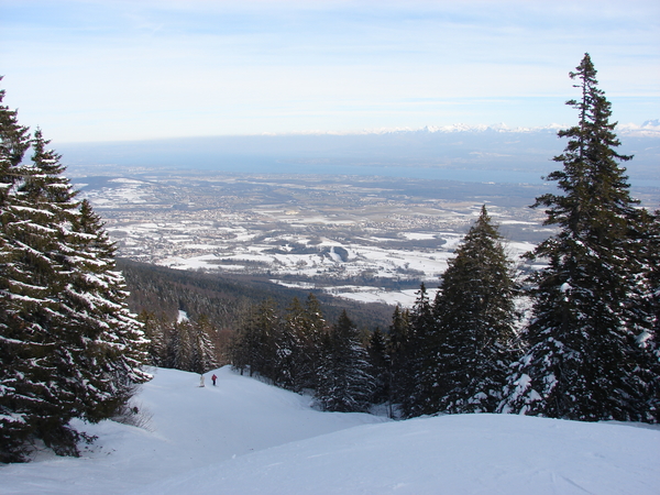 Monts Jura ski slope