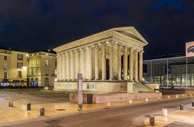 A temple in Nimes