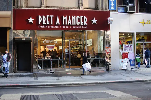 Pret à manger restaurant