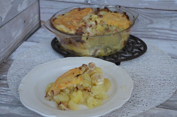 Tartiflette without bacon chunks