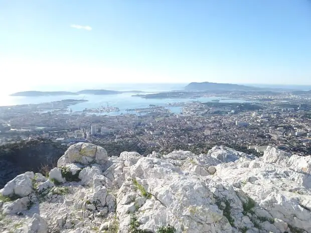 A cliff in Toulon