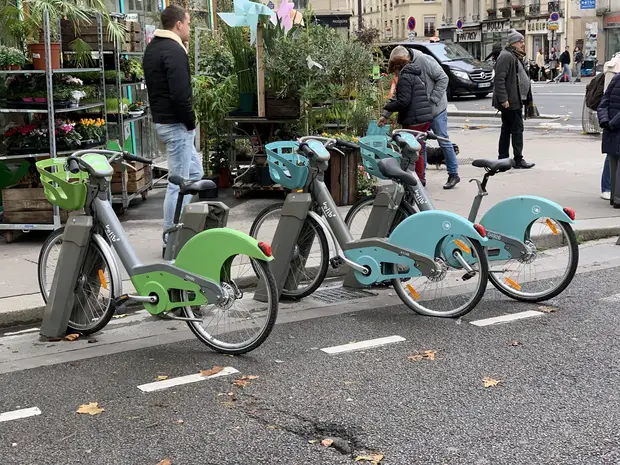 Velib bikes