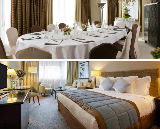 Conference room and Bedroom -Warwick Paris