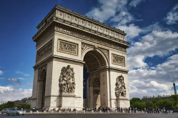 The Arc de Triomphe