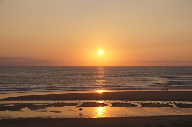 The beach in Biscarrosse