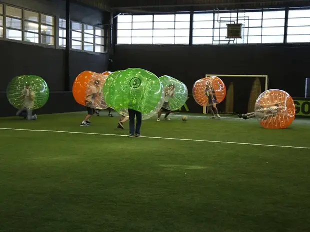 bubble football