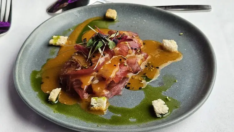 The burrata for starters