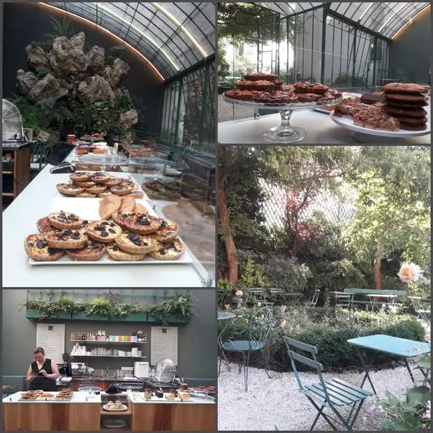 Pastries and greenhouse