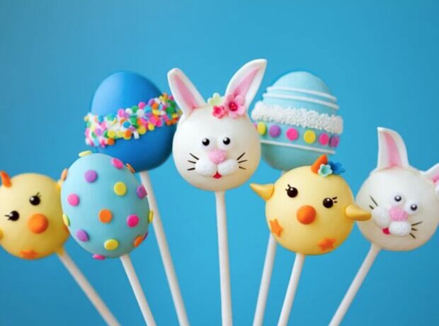 cake pops easter bunny