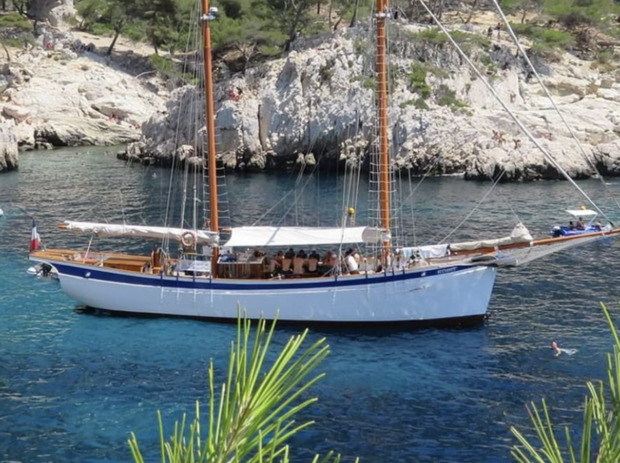 Sailing ship in Marseille