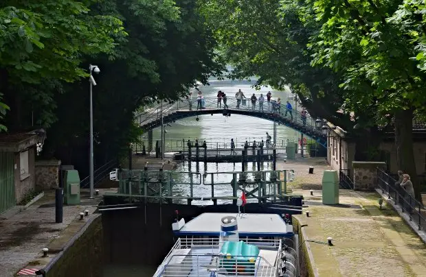 Lock on the Canal Saint Martin