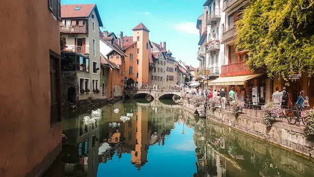 The canals of Annecy