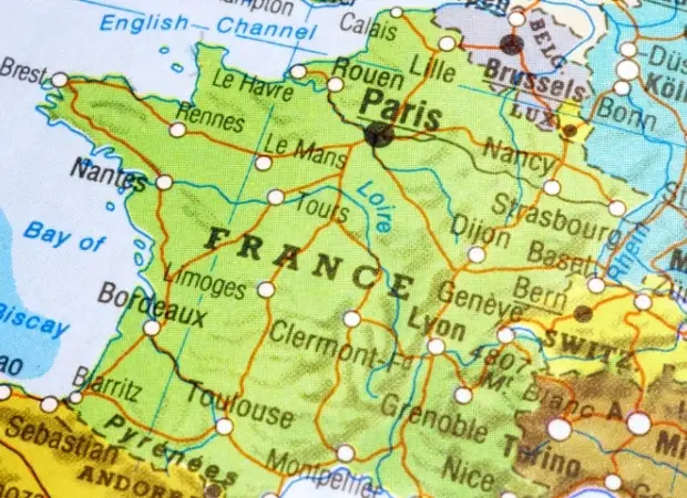 Map of France