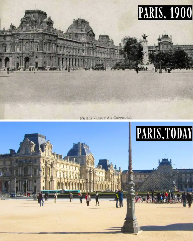 Louvre courtyard