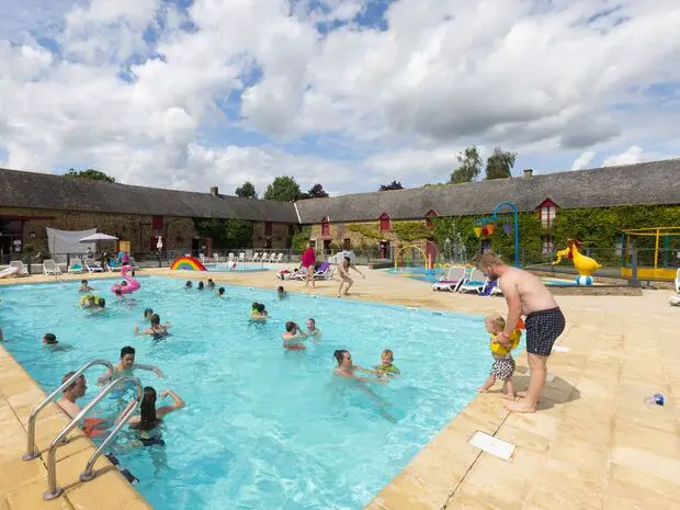 The pool at Domaine du Logis