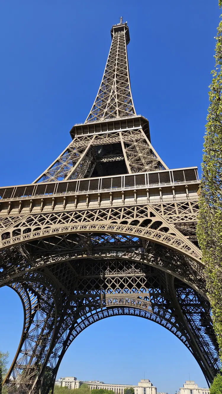 View from under the tower