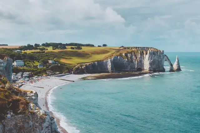 The sumptuous cliffs of Étretat in Normandy