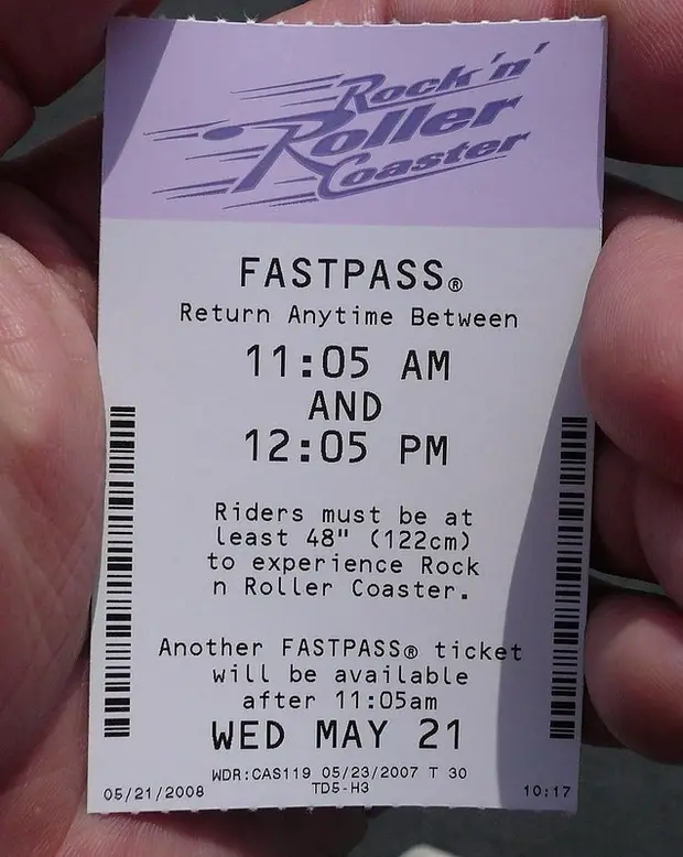 Fastpass Disneyland Paris