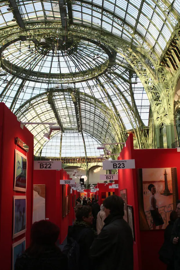 Inside the Grand Palais