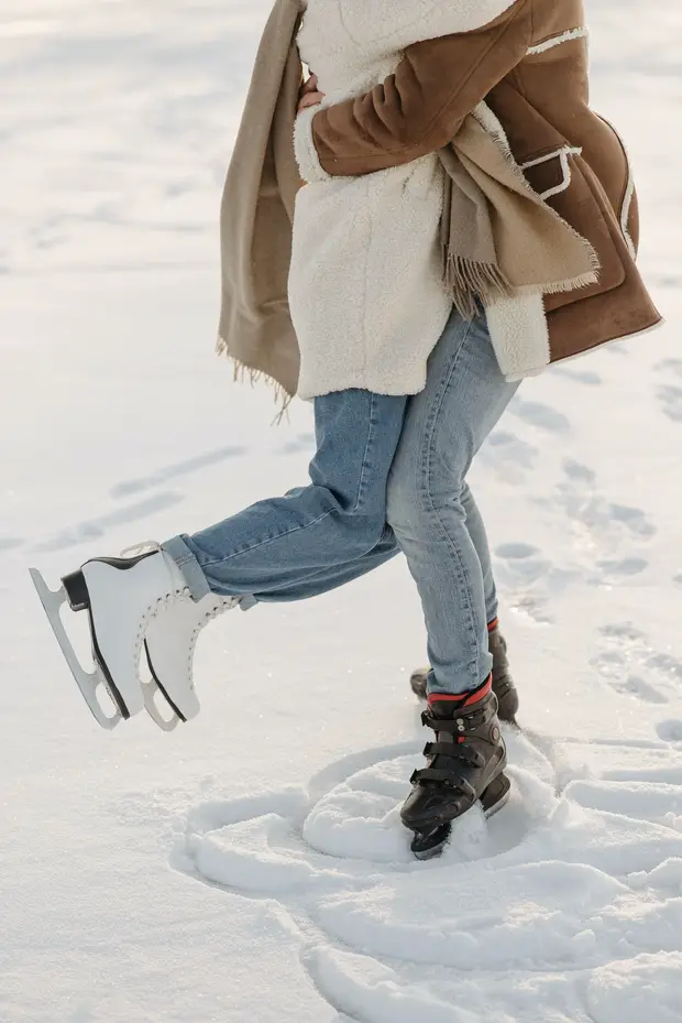 Couple Ice Skating