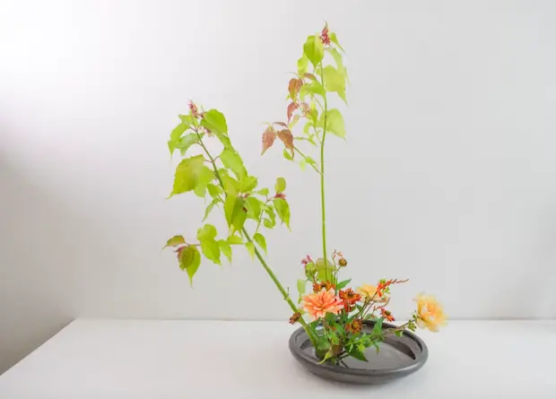 Ikebana moribana workshop